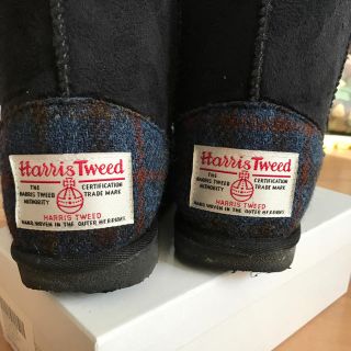 ハリスツイード(Harris Tweed)のハリスツイードムートン(ブーツ)