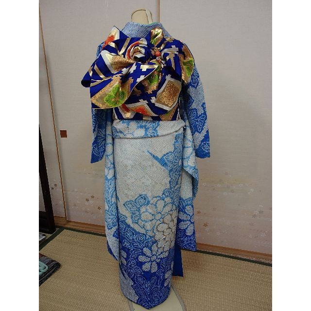 成人式 振袖セット 正絹 総絞り ブルー 着物の通販 by ゆーみ's shop