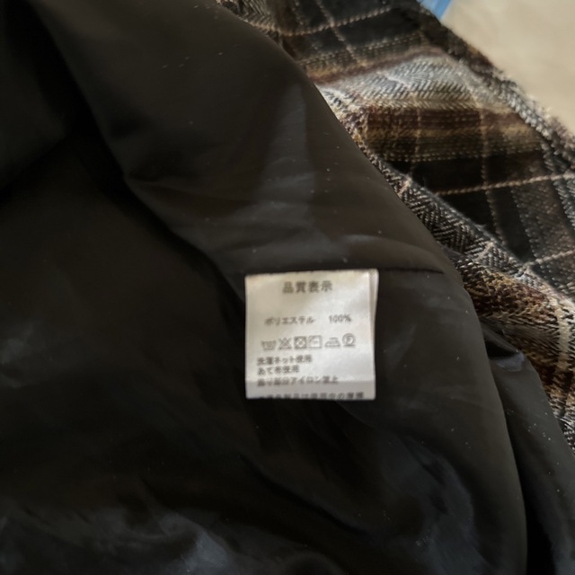 フェイクウールチェック柄ロングスカート レディースのスカート(ロングスカート)の商品写真