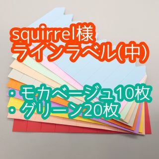 squirrel様 ラインラベル(その他)