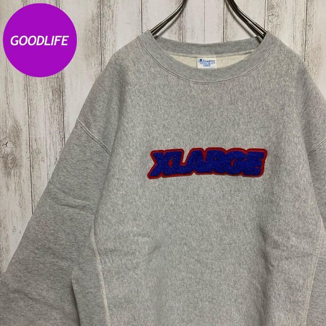 XLARGE(エクストララージ)の【完売品】 人気 エクストララージ チャンピオン リバースウィーブ スウェット メンズのトップス(スウェット)の商品写真