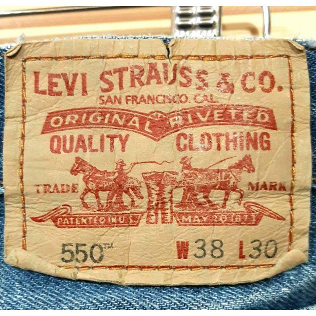 【575】00’sリーバイス550ビッグブラックバギー USA規格 黒太いW38 【575】00’sリーバイス550ビッグブラックバギー USA規格 黒太いW38