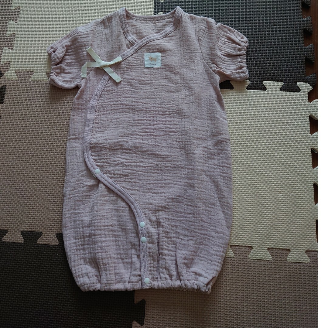 しまむら(シマムラ)の新生児兼用ドレス 4点まとめ売り キッズ/ベビー/マタニティのベビー服(~85cm)(カバーオール)の商品写真