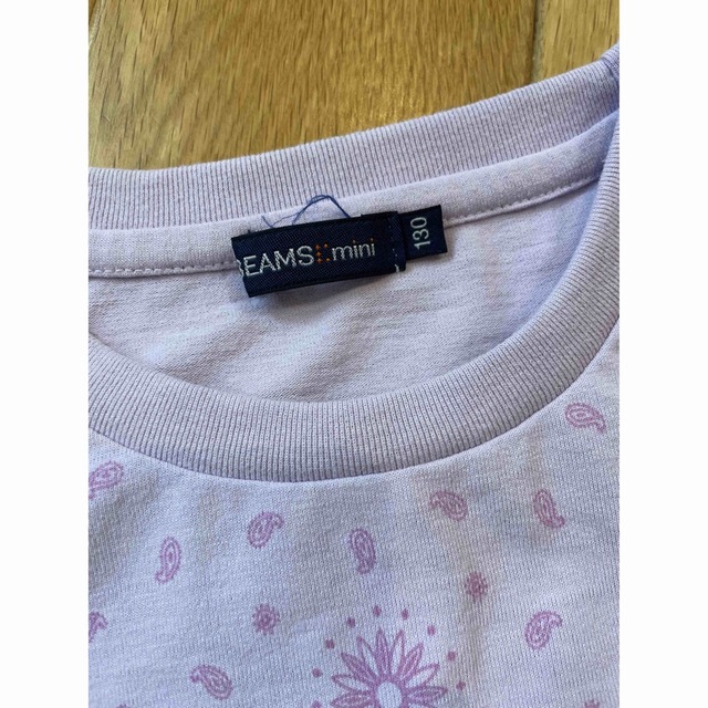 BEAMS(ビームス)のBEAMS ガールズTシャツワンピ キッズ/ベビー/マタニティのキッズ服女の子用(90cm~)(ワンピース)の商品写真