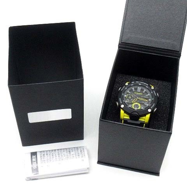 カシオ Gショック カーボンコアガード 腕時計 GA-2000-1A9JF 黒黄 4