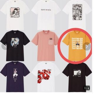 ユニクロ(UNIQLO)の鬼滅の刃 ユニクロ UT Tシャツ コラボ 我妻善逸　新品未使用未開封(Tシャツ/カットソー(半袖/袖なし))