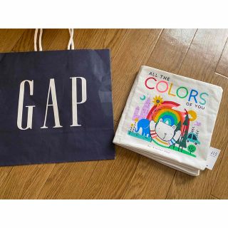 ベビーギャップ(babyGAP)の新品未使用babyGAPブラナンベア英語カラフル布絵本シャカシャカ本ベビーブック(知育玩具)