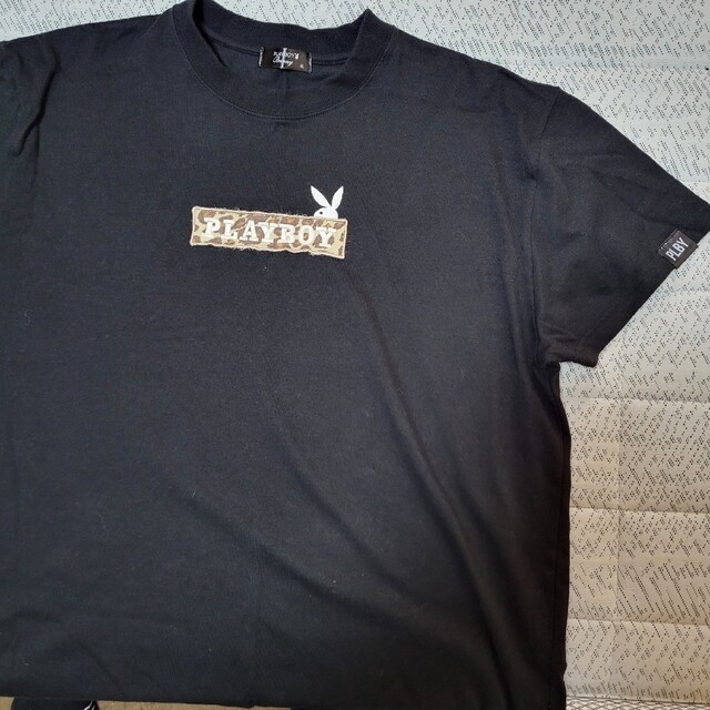PLAYBOY(プレイボーイ)のプレイボーイTシャツ、迷彩柄トートバッグ レディースのトップス(Tシャツ(半袖/袖なし))の商品写真