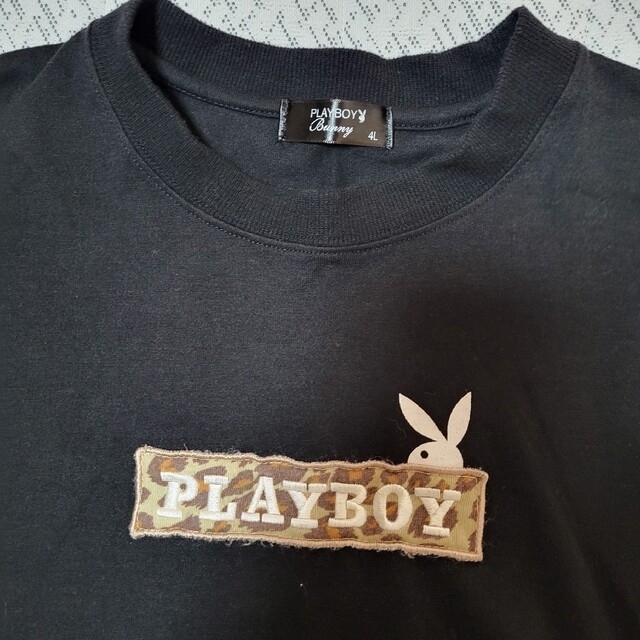 PLAYBOY(プレイボーイ)のプレイボーイTシャツ、迷彩柄トートバッグ レディースのトップス(Tシャツ(半袖/袖なし))の商品写真