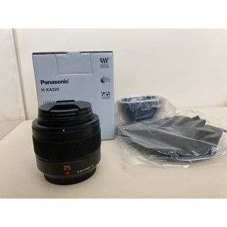 パナソニック(Panasonic)のPanasonic LEICA 25mm/F1.4 II 22/3月新品購入品(レンズ(単焦点))