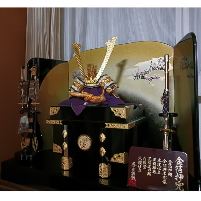 五月人形 金箔押兜 人形の秀月 メモリアル/セレモニー用品 五月人形 金箔押兜 人形の秀月 メモリアル/セレモニー用品