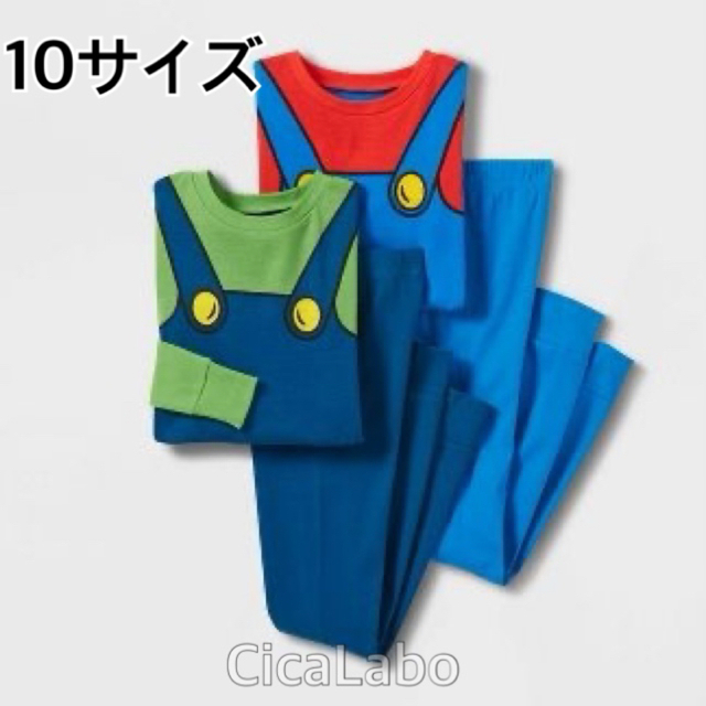 【新品】任天堂 パジャマ セット スーパーマリオブラザーズ 10