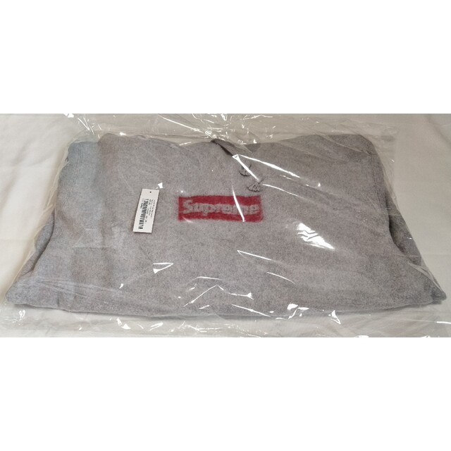 Inside Out Box Logo Hooded グレーM 新品未開封