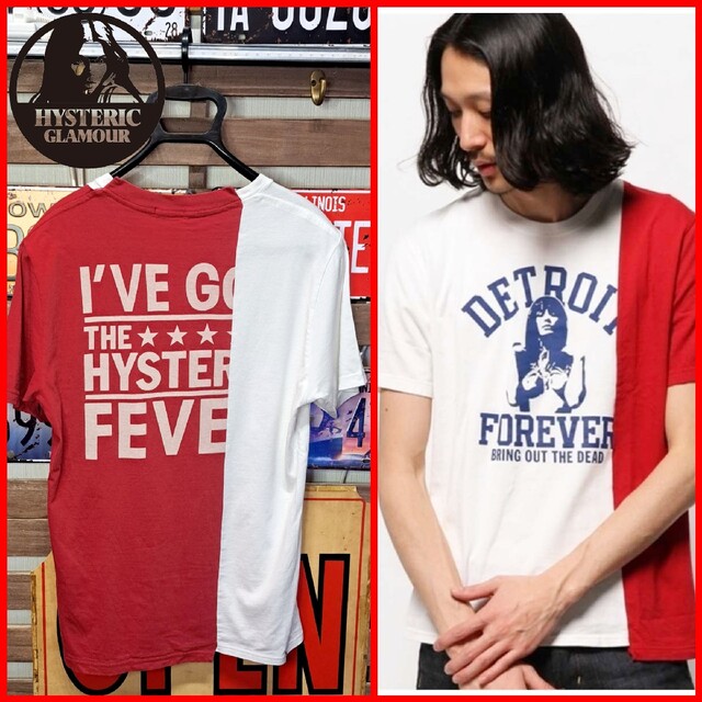 レア Hysteric Glamour プリント 半袖 カットソー TシャツTシャツ