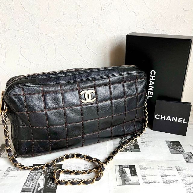 最終値下げ!正規品☆超美品☆CHANEL チョコバー ショルダーバッグバッグ