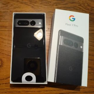 グーグルピクセル(Google Pixel)の希少Pixel7 Pro 256GB obsidian ブラック SIMフリー(スマートフォン本体)