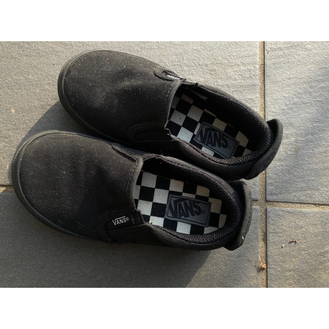 VANS(ヴァンズ)のvans スリッポン　18cm キッズ/ベビー/マタニティのキッズ靴/シューズ(15cm~)(スリッポン)の商品写真