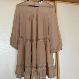 マックスマーラ(Max Mara)のMAX MARA シルクチュニック(ひざ丈ワンピース)