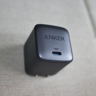 Anker Nano II 45W 充電器 USB-C PD ブラック 中古(バッテリー/充電器)