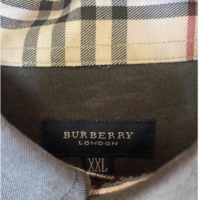 BURBERRY(バーバリー)の【1点限り⠀】BURBERRY 古着 MEN'S XXL 長袖シャツ 黒 メンズのトップス(シャツ)の商品写真