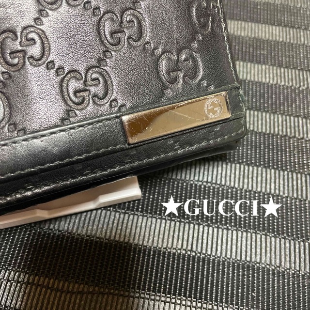 Gucci(グッチ)の【正規品】GUCCI グッチ 高級レザー長財布  ブラック レディースのファッション小物(財布)の商品写真