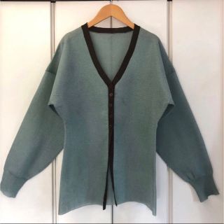 アメリヴィンテージ(Ameri VINTAGE)の美品 AMERI SHEER LONG KNIT CARDIGAN(フリー)(カーディガン)