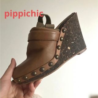 ピッピ(Pippi)のピッピ Pippi for Chic Lady サボ サンダル S ブラウン(サンダル)