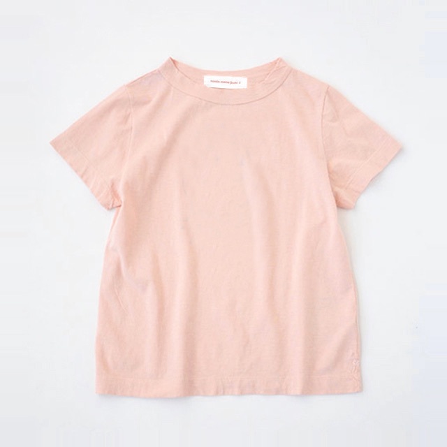 南京豆印✨ピーナツレーベル ラフィースラブ天竺 Tシャツ 半袖 ピンク 日本製