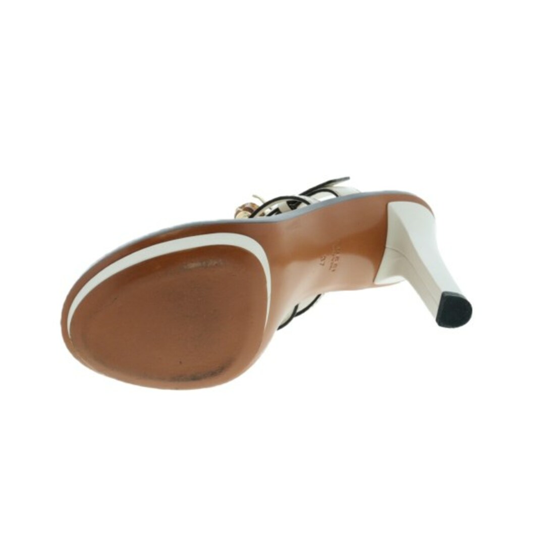 GUCCI グッチ サンダル 37(23.5cm位) 白 【古着】 GUCCI グッチ サンダル 37(23.5cm位) 白 【古着】