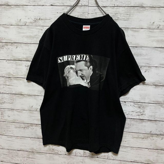 【人気Lサイズ】シュプリーム☆ビッグロゴ定番カラー最高デザイン半袖Tシャツ　美品Tシャツ/カットソー(半袖/袖なし)