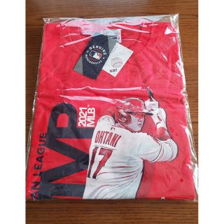 メジャーリーグ エンゼルス 大谷翔平 Tシャツ Lサイズ MVP受賞記念 新品(スポーツ選手)