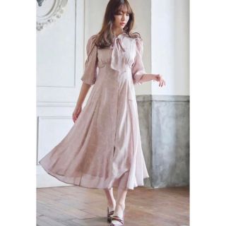 ハーリップトゥ(Her lip to)のherlipto  La Brea Bow-Tie Dress(ロングワンピース/マキシワンピース)