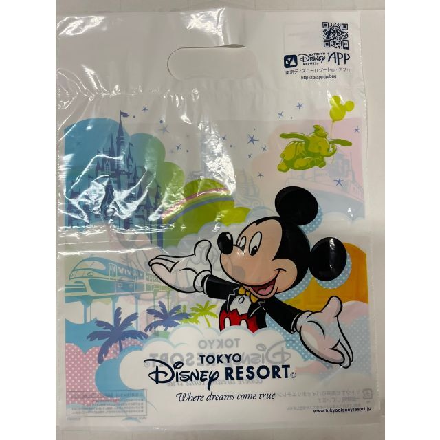 Disney(ディズニー)のディズニー　トートバッグ　パーク内商品 エンタメ/ホビーのおもちゃ/ぬいぐるみ(キャラクターグッズ)の商品写真