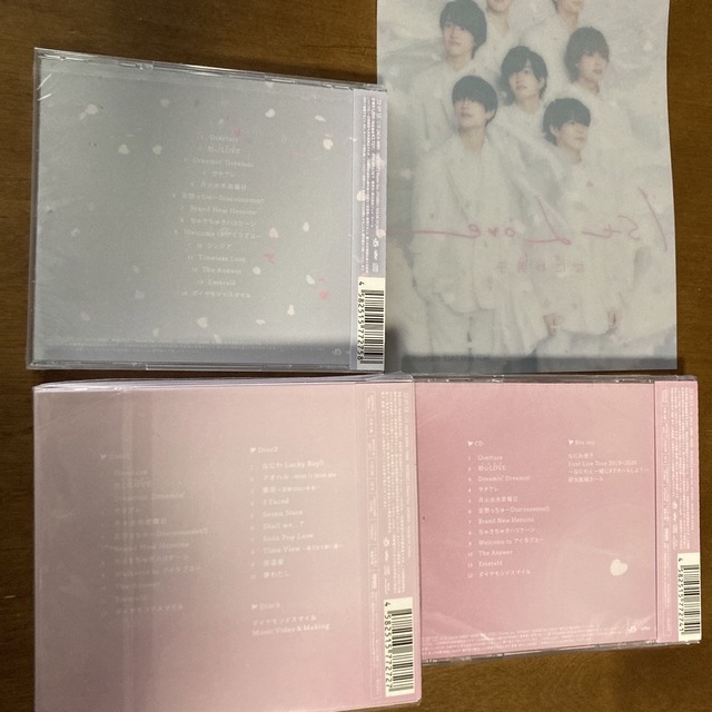 なにわ男子(ナニワダンシ)の1st Love（初回限定盤1、2/Blu-ray Disc）通常盤　3種セット エンタメ/ホビーのCD(ポップス/ロック(邦楽))の商品写真