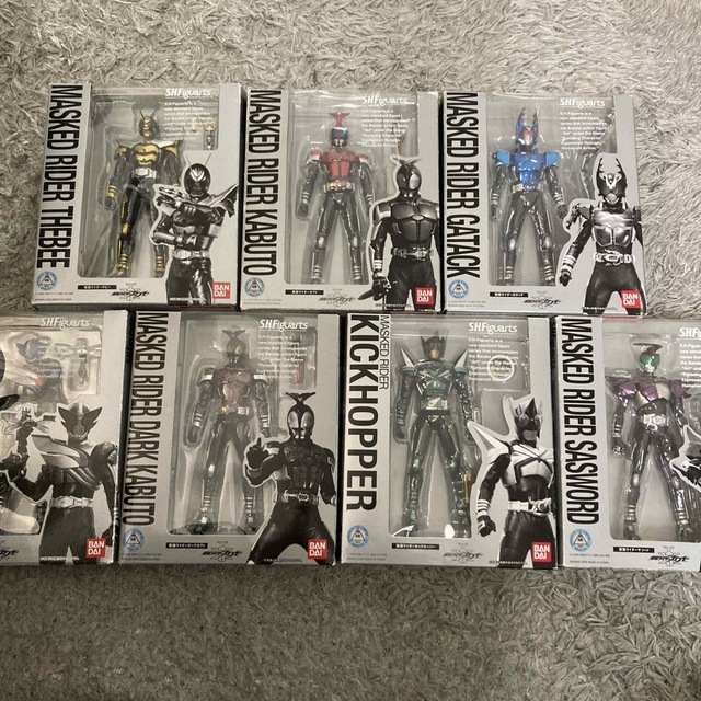 S.H.Figuarts 仮面ライダーカブト 7種
