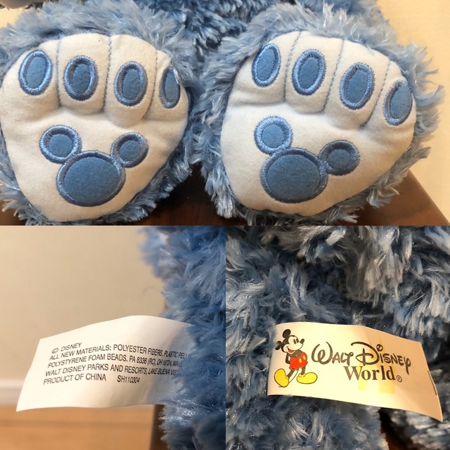 ダッフィー - WDWディズニーベア ブルー ダッフィー 初期 ビーズ ダッフィー - WDWディズニーベア ブルー ダッフィー 初期 ビーズ