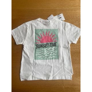 ザラキッズ(ZARA KIDS)の【新品タグ付き】ZARA 半袖Tシャツ　98cm(Tシャツ/カットソー)