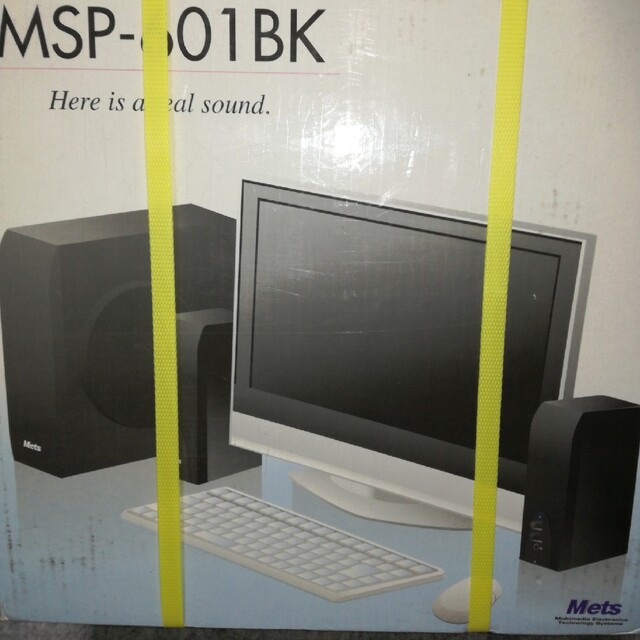 430 Mets 2.1チャンネル アンプ内蔵PCスピーカー 新品スピーカー
