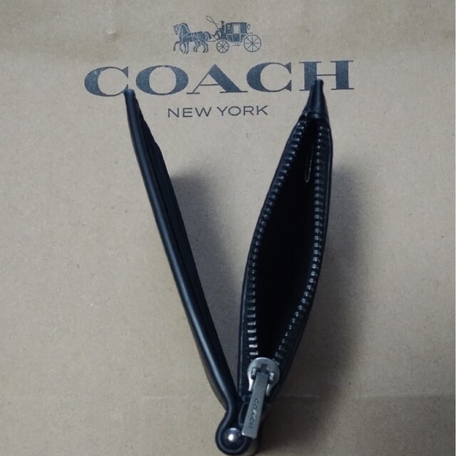 COACH(コーチ)のCOACH マネークリップ ジップ ウォレット ブラック メンズのファッション小物(折り財布)の商品写真