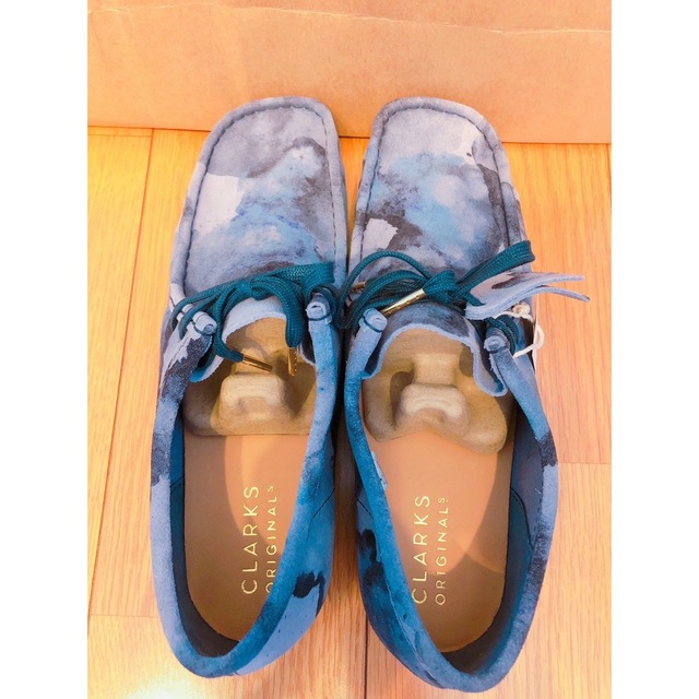 Clarks   新品CLARKS クラークス ワラビーブーツ 迷彩 グレー .5