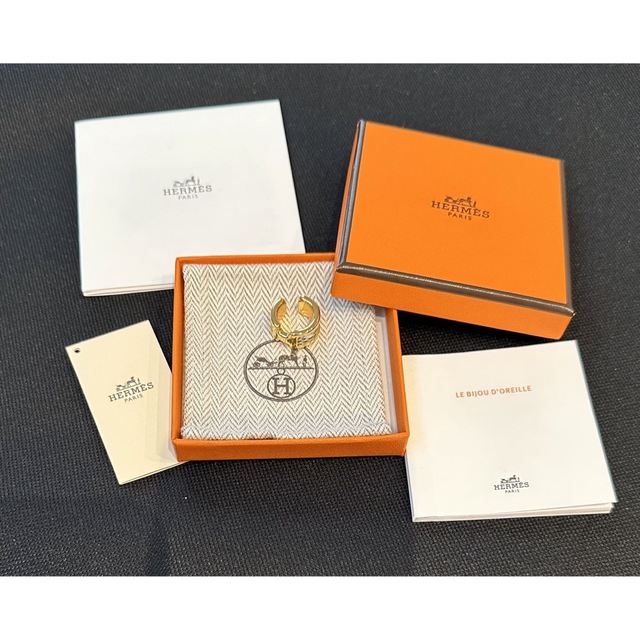Hermes - HERMESイヤーカフ Olympe PMリザード【新品未使用】の通販 by