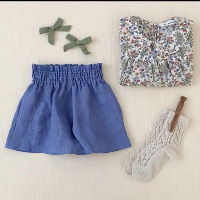 SOOR PLOOM(ソーアプルーム)のSoor Ploom Coco culotte chambray 4-5Y キッズ/ベビー/マタニティのキッズ服女の子用(90cm~)(パンツ/スパッツ)の商品写真