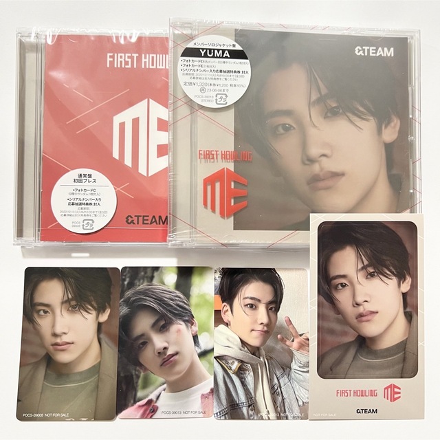 &TEAM YUMA「First Howling : ME」トレカ、CD エンタメ/ホビーのタレントグッズ(アイドルグッズ)の商品写真