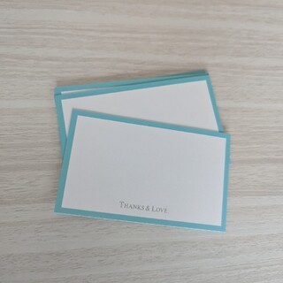 セリア　Tiffany風　レター用封筒　ぽち袋　メッセージカード　シール(カード/レター/ラッピング)