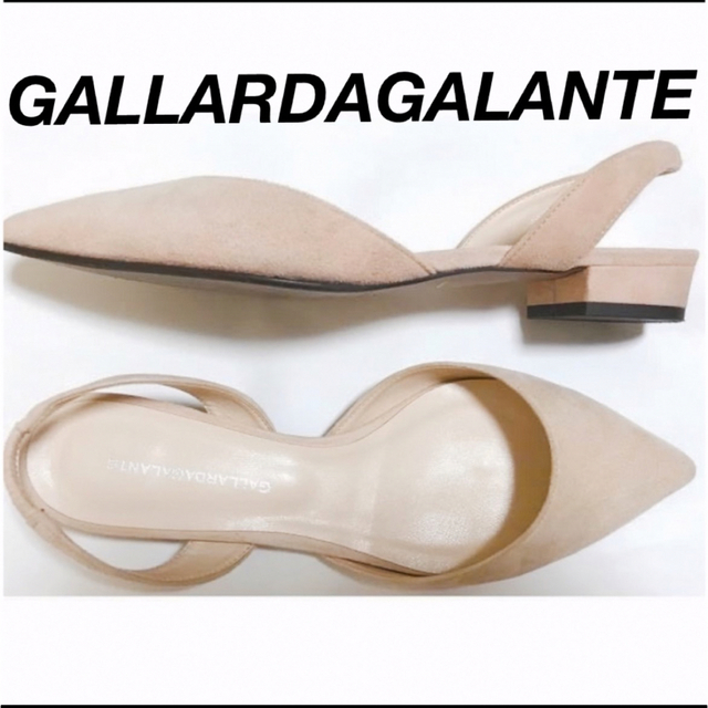 GALLARDA GALANTE(ガリャルダガランテ)のガリャルダガランテ　バックストラップシューズ　スエード　フラットシューズ レディースの靴/シューズ(サンダル)の商品写真