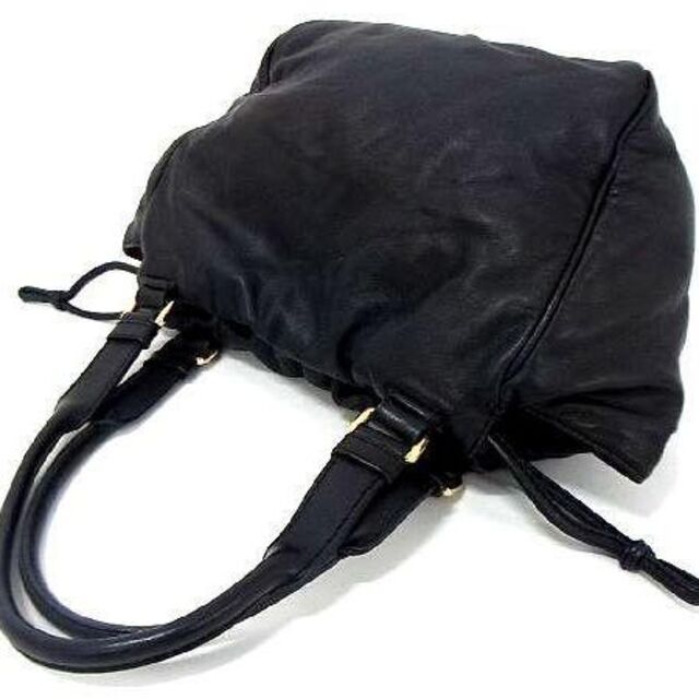 ロエベ アナグラム ナッパレザー 巾着型 トートバッグ ハンドバッグ 