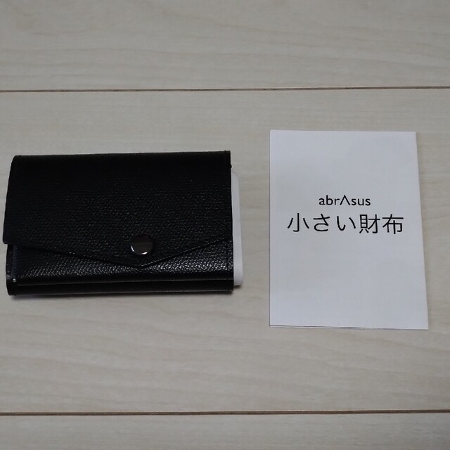 abrAsus - abrAsus 小さい財布 ブラック 三つ折り財布の通販 by SHOP