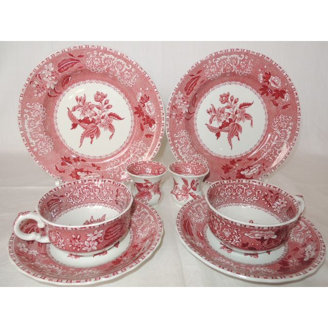 スポード　カミラ　spode camilla　バーレイ　レッドインテリア/住まい/日用品