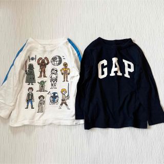 ギャップキッズ(GAP Kids)の★良品★ GAP トップス 長袖 2点セット 90 男の子 スターウォーズ(Tシャツ/カットソー)