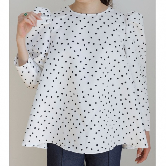 bluelea ブルレアパフスリーブブラウスPuff sleeve blouse 1